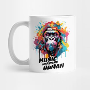 music makes me human Mug